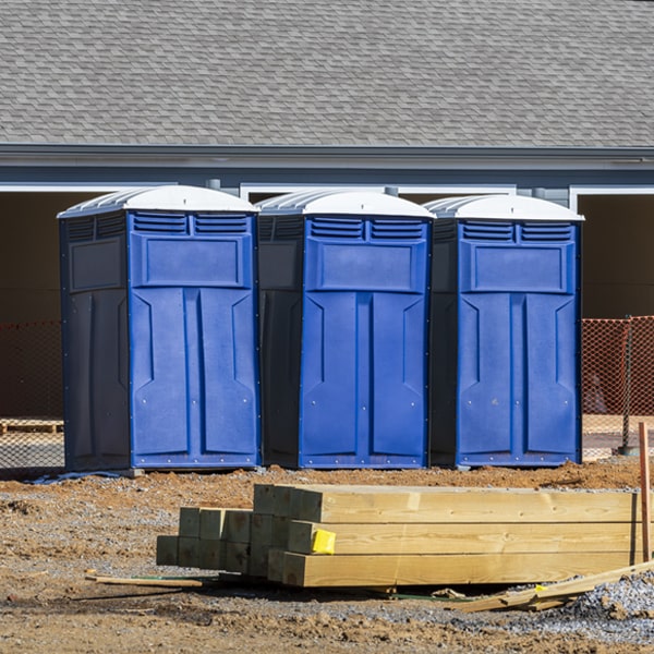 are there any restrictions on where i can place the portable toilets during my rental period in Chesterhill Ohio